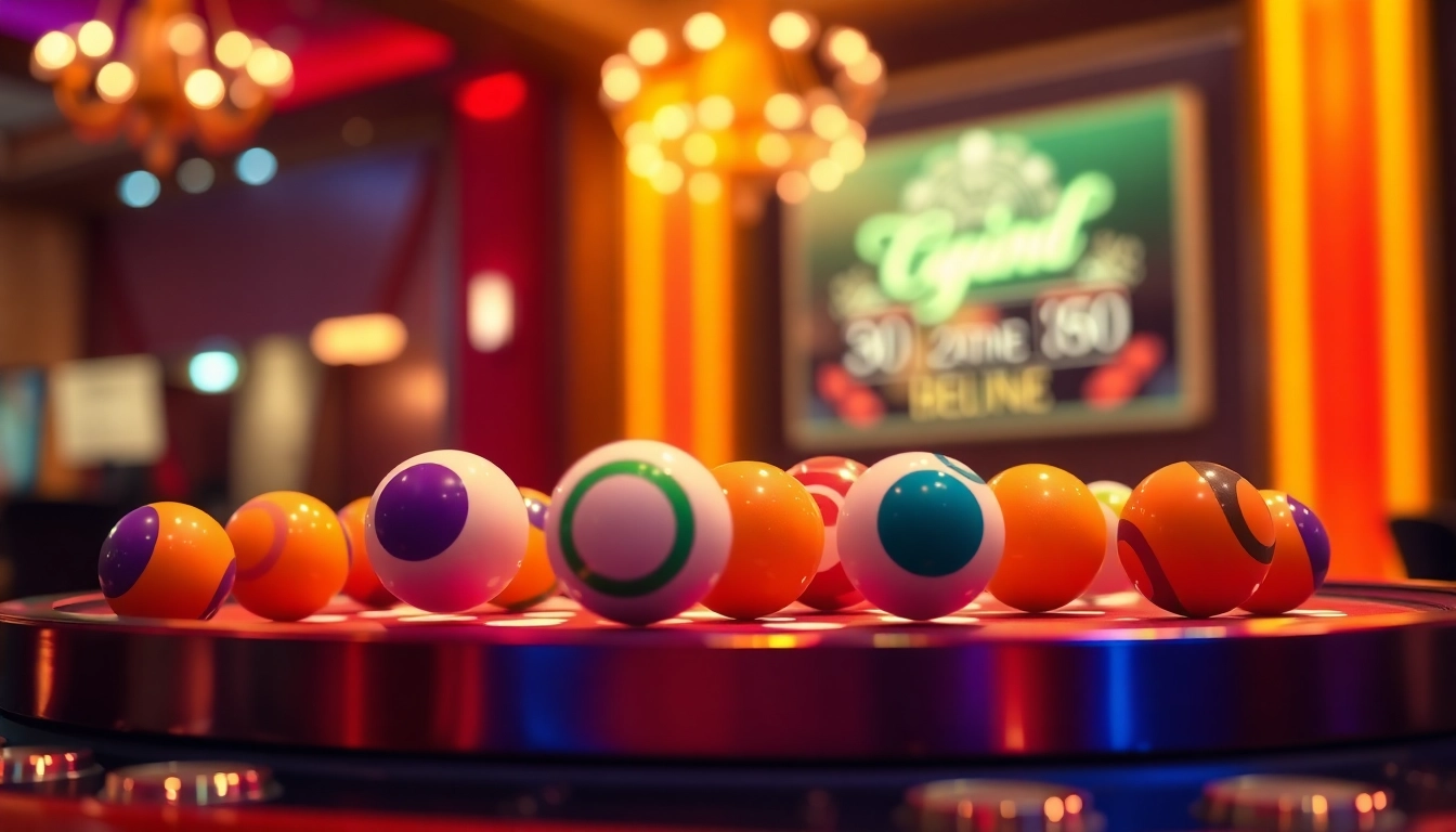 Erleben Sie das aufregende Plinko Casino mit bunten Kugeln und einer einladenden Casino-Atmosphäre.