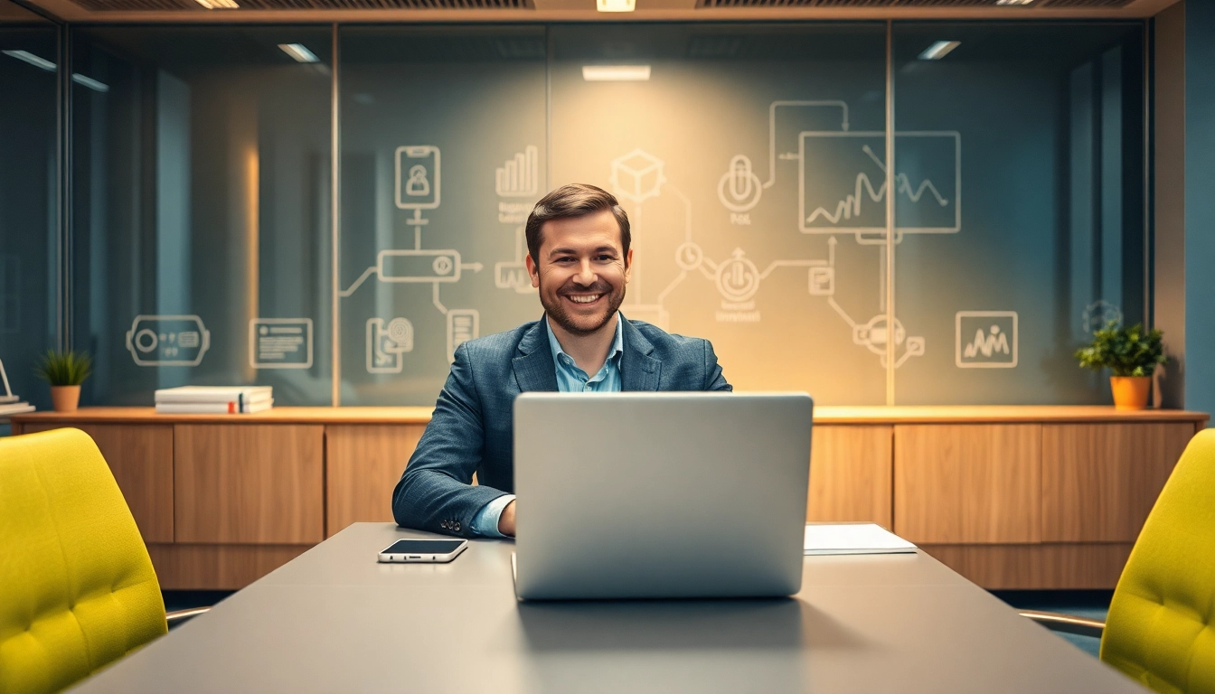 Headhunter IT vermittelt talentierte IT-Profis in einem inspirierenden Büro.