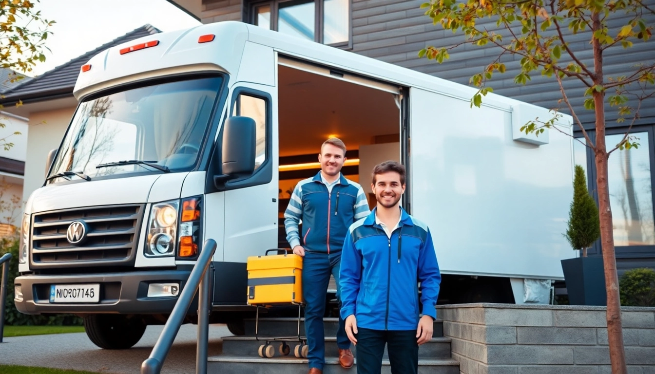 Umzugsunternehmen Wuppertal transportiert Möbel von einem Wohnhaus in Leverkusen.