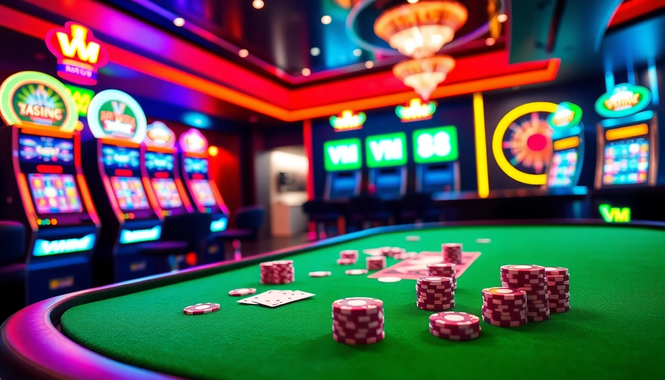 Experience the thrill of gambling at VM88 with vibrant tables and exciting games.