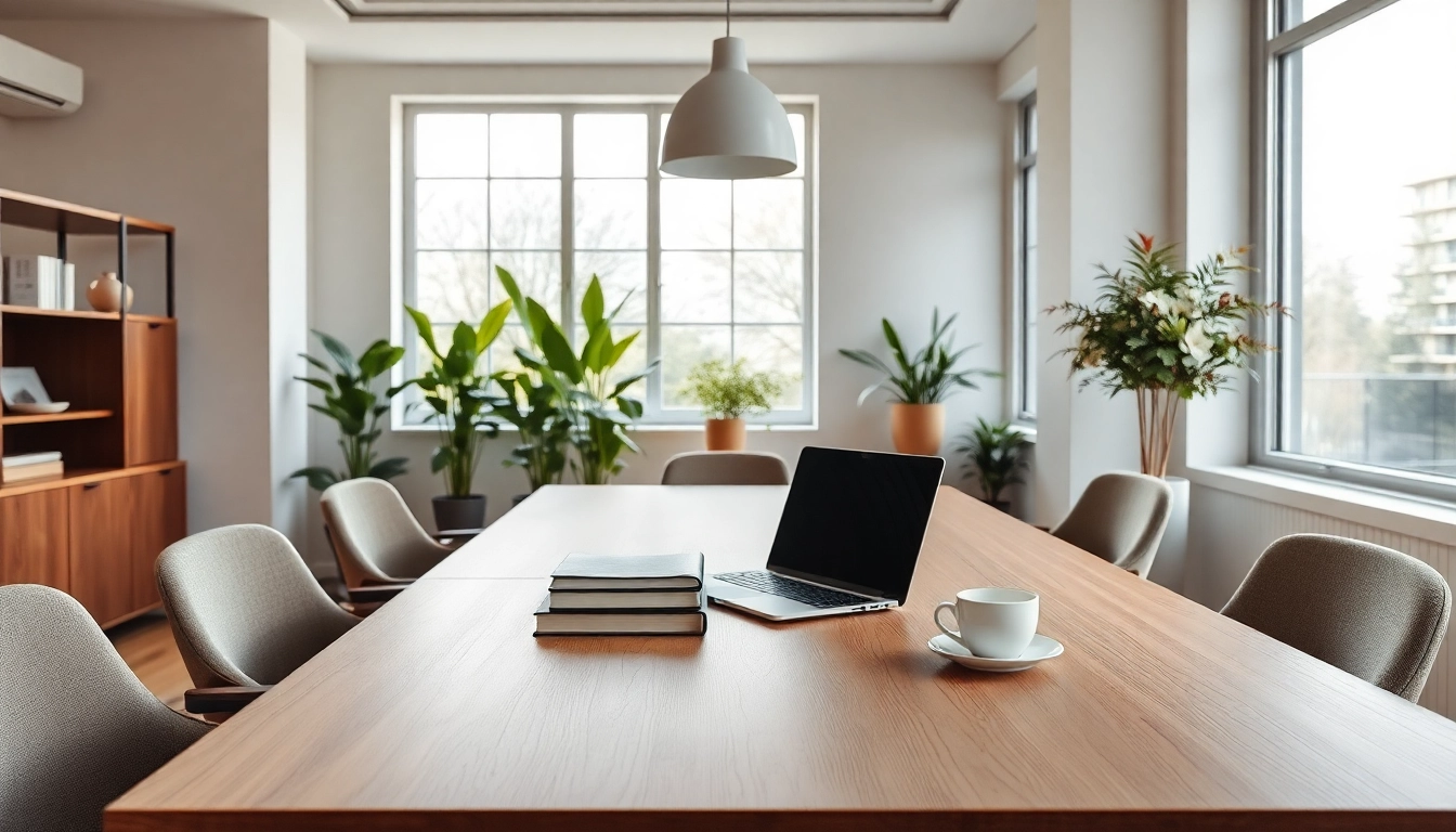 Professionelles Büro für Headhunter Gastronomie mit modernem Design und einladendem Licht.