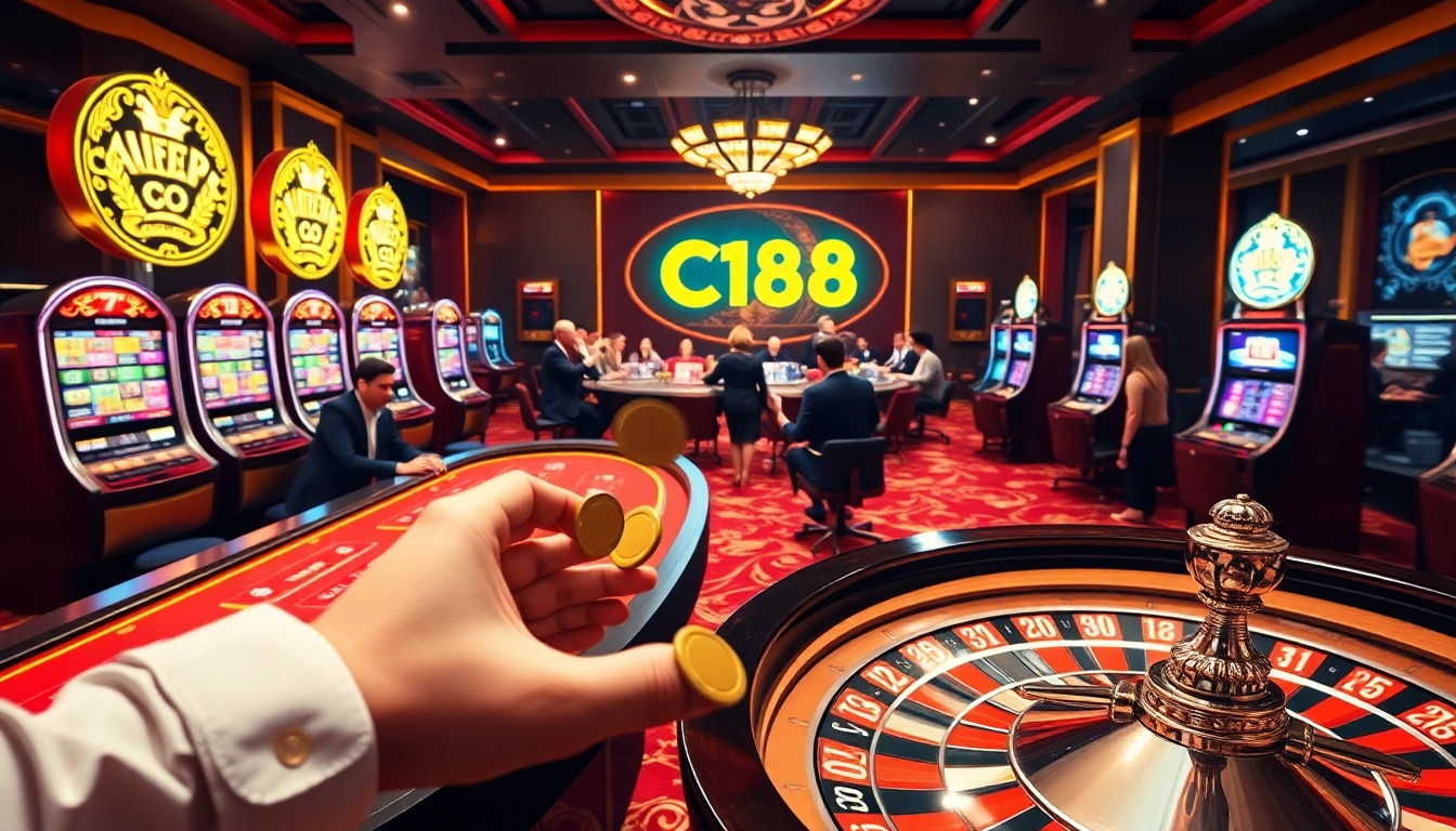 C168 promotes engaging casino experiences with vibrant tables and thrilling slot machines.