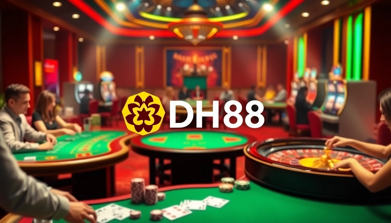 Experience the exciting games and offers at Trang chủ DH88, where players engage in thrilling casino action.