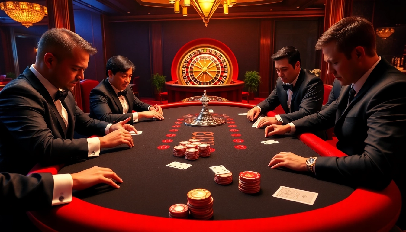 Experience the thrill of high-stakes gaming at XX88's luxurious casino.