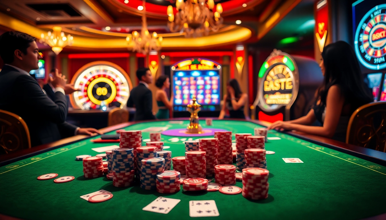 Experience the thrill of new 88 casino games with vibrant tables and exciting gameplay.