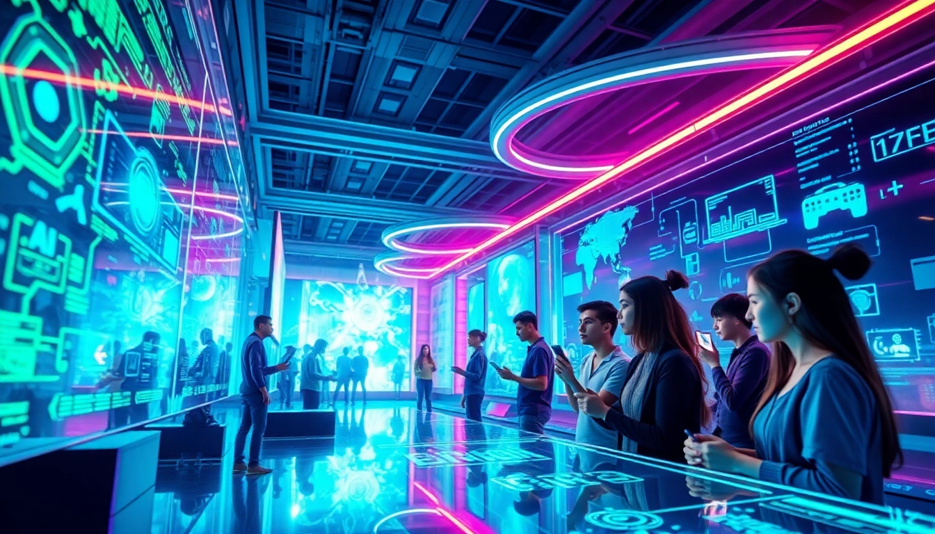 Experience innovative 18+ ai tools in a vibrant digital landscape showcasing user interactions.