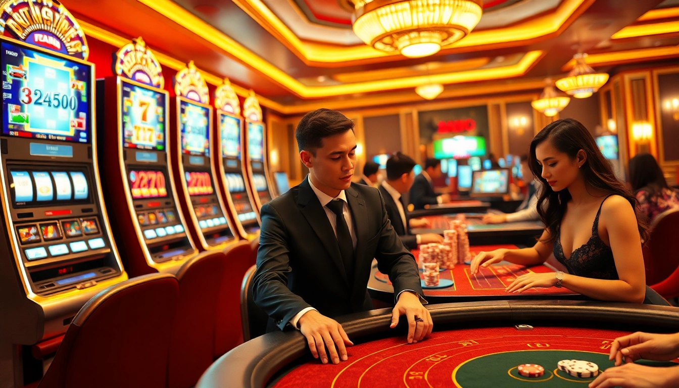 Experience the excitement of gambling at 88i nhà cái with vibrant casino visuals.