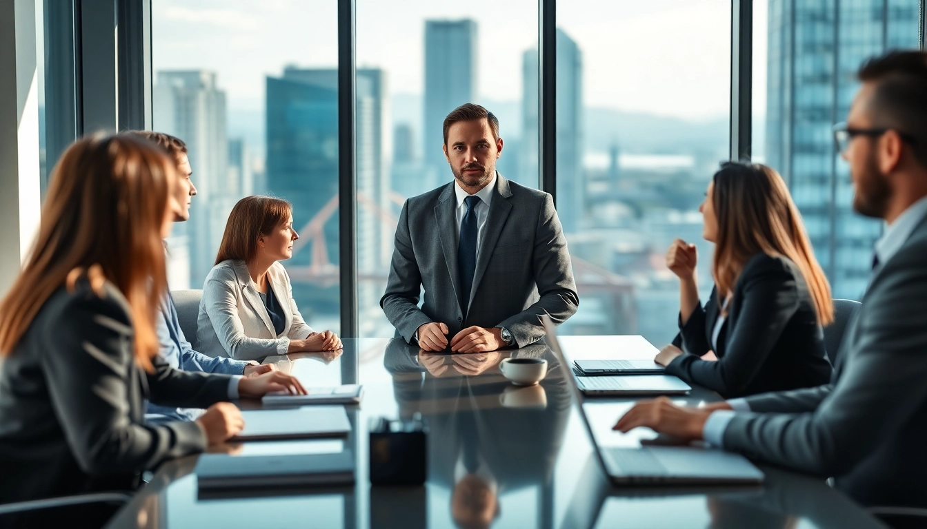 Headhunter Schweiz berät bei der Rekrutierung von Talenten in einer modernen Büroumgebung.